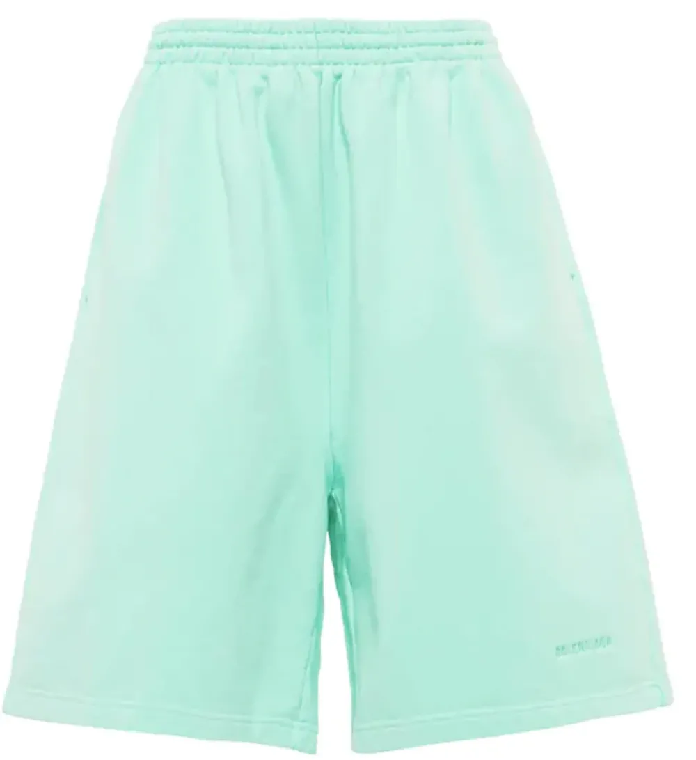 Balenciaga Logo Cotton Shorts|PlusJ Best