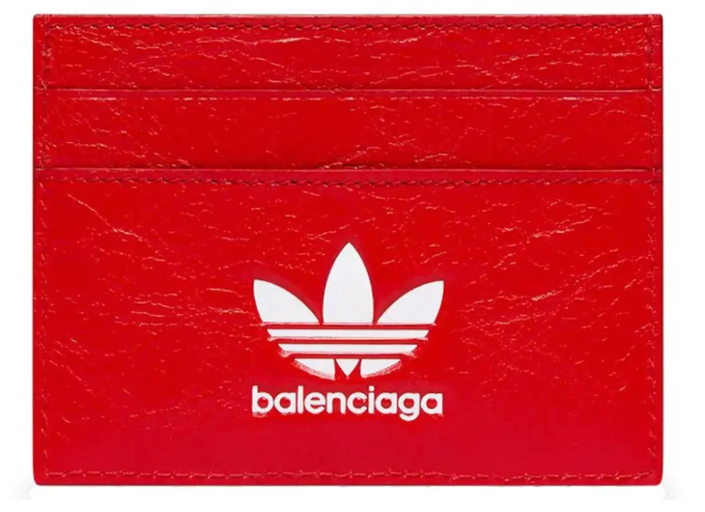 Balenciaga x adidas Card Holder Red|PlusJ Discount