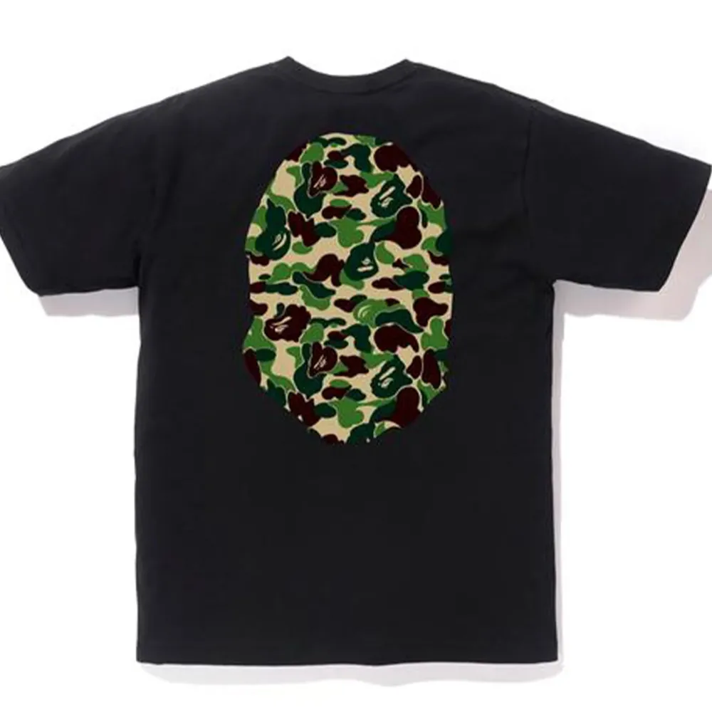 BAPE ABC Big Ape Head Tee Black/Green ||Plus New