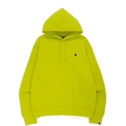 BAPE Ape Head One Point Relaxed Fit Pullover Hoodie Yellow|Plus Best