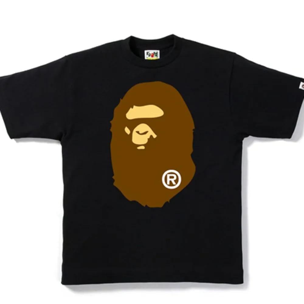 Bape Big Ape Head Tee Black ||Plus New