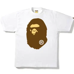 Bape Big Ape Head Tee White ||Plus Sale