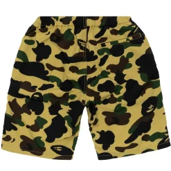 Bape Camo Beach Shorts Yellow (Kids)|Plus Clearance