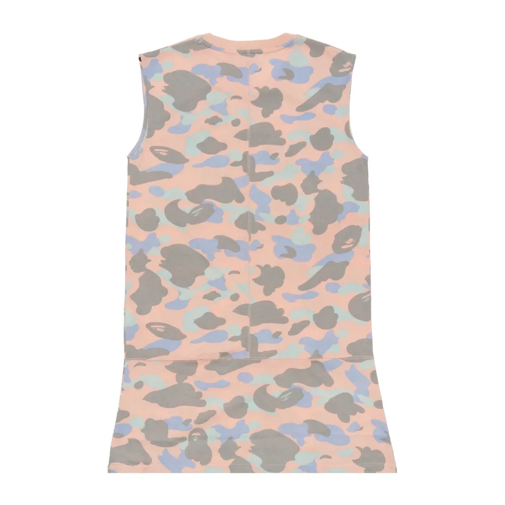 Bape Camo One Piece Sleeveless Dress Pink (Ladies)|Plus Clearance