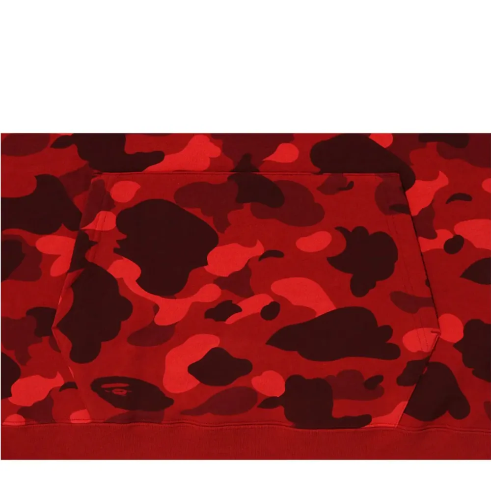 Bape Color Camo One Point Pullover Hoodie Red|Plus Online
