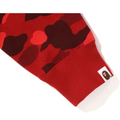 Bape Color Camo One Point Pullover Hoodie Red|Plus Online