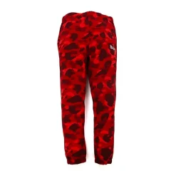 Bape Color Camo Sweat Pants Red (FW21)|Plus Hot