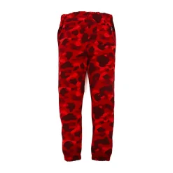 Bape Color Camo Sweat Pants Red (FW21)|Plus Hot