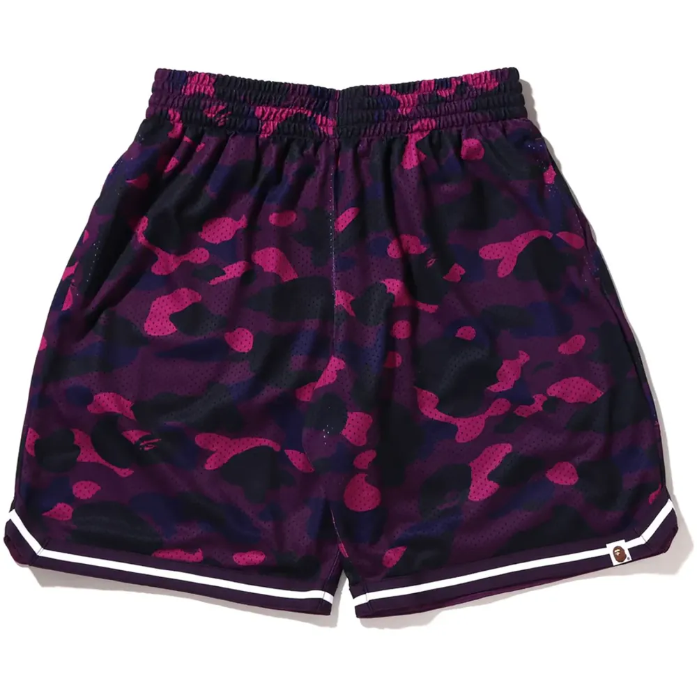 Bape Color Camo Wide Fit Basketball Shorts Purple ||Plus Clearance