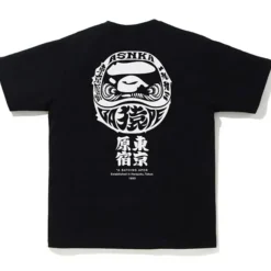 BAPE Japan Culture Daruma Tee Black ||Plus Best