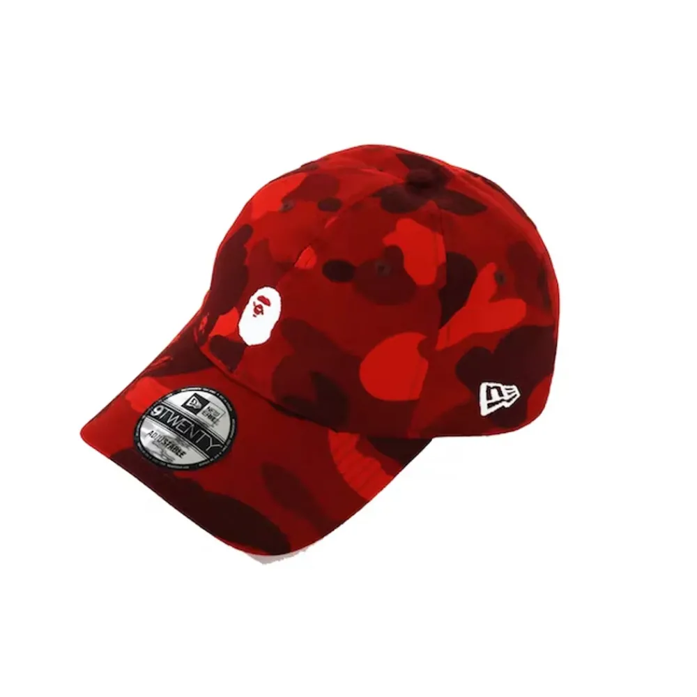 Bape New Era Color Camo Ape Head 9Twenty Red|Plus Clearance