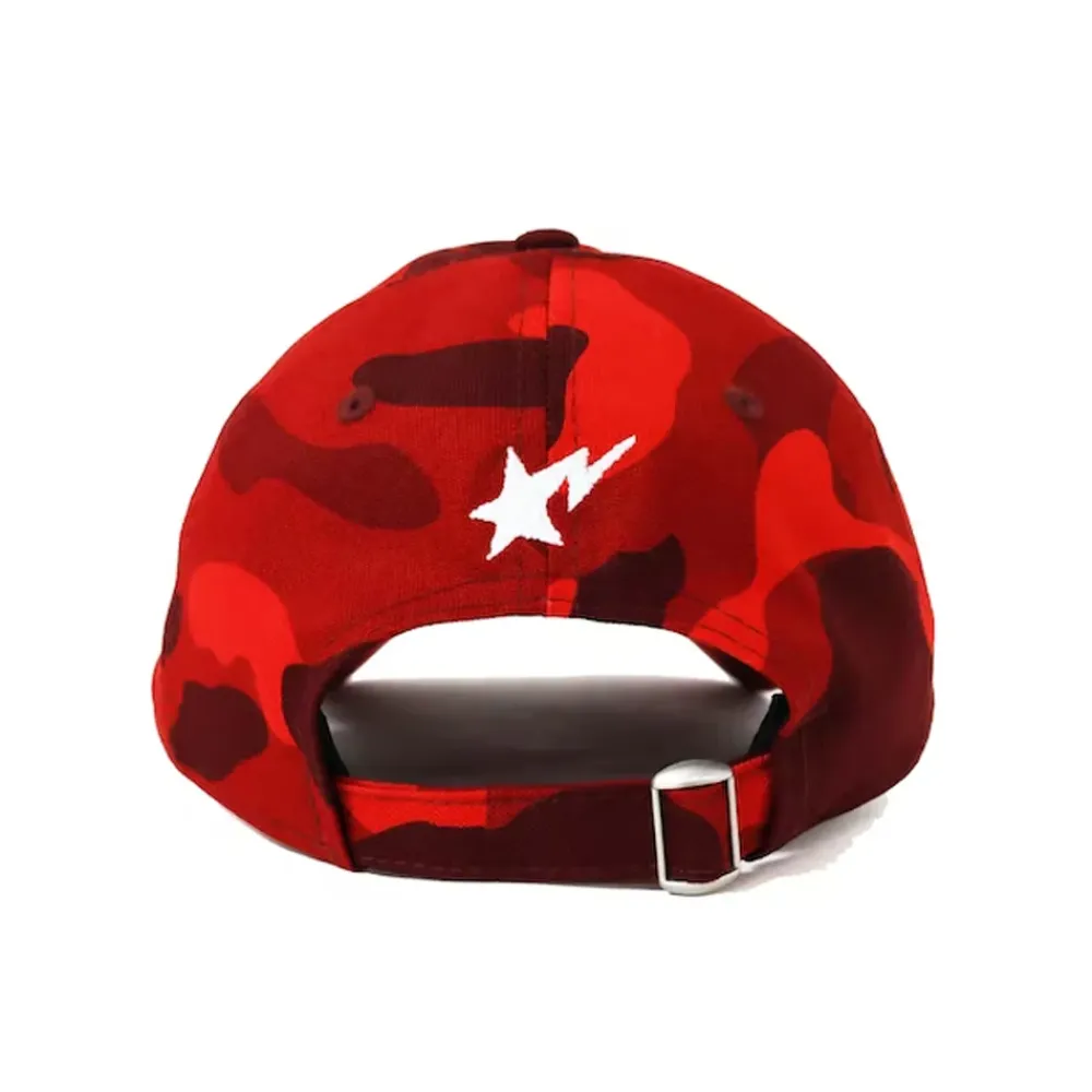 Bape New Era Color Camo Ape Head 9Twenty Red|Plus Clearance