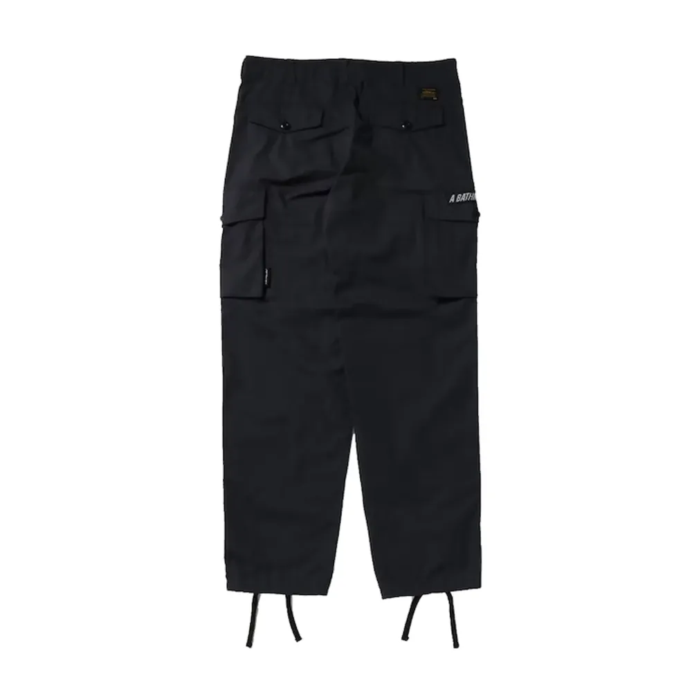 Bape 6-Pocket Military Cargo Pant Black|Plus New