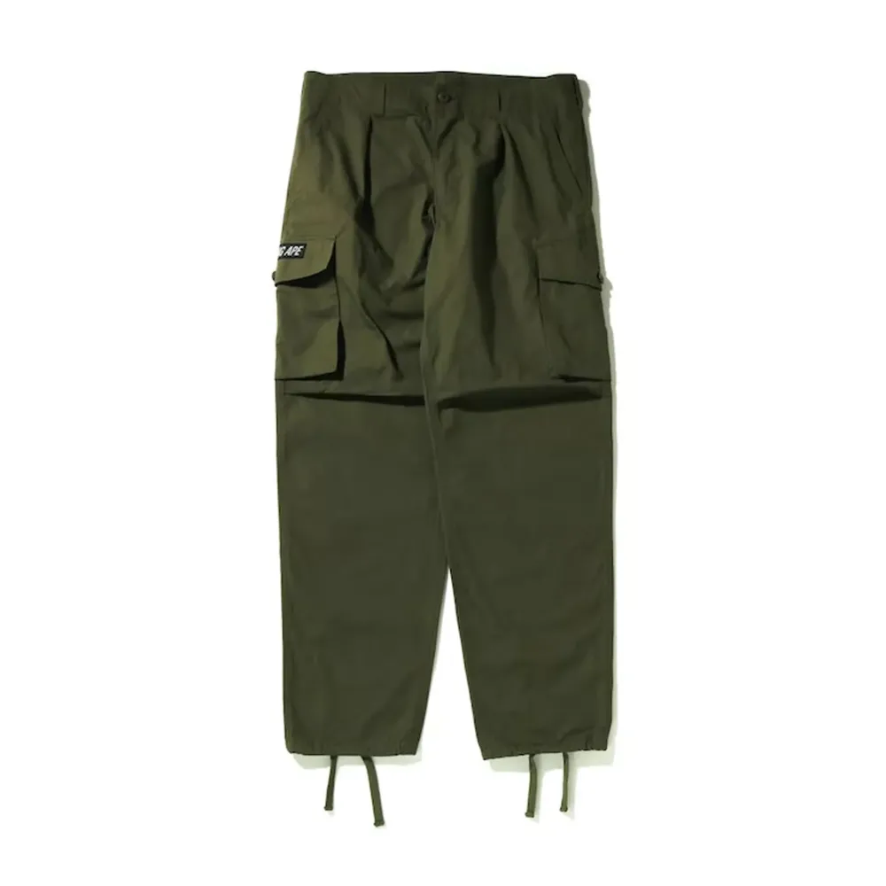 Bape 6-Pocket Military Cargo Pant Olive|Plus Clearance