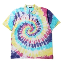 BAPE Relaxed Tie Dye Polo Multi|Plus Outlet
