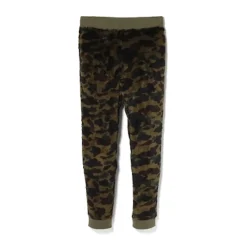 Bape 1st Camo Boa Fleece Pants Green|Plus Fashion