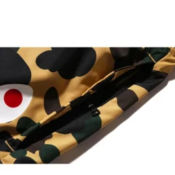 Bape 1st Camo Side Shark Beach Shorts Yellow ||Plus Fashion