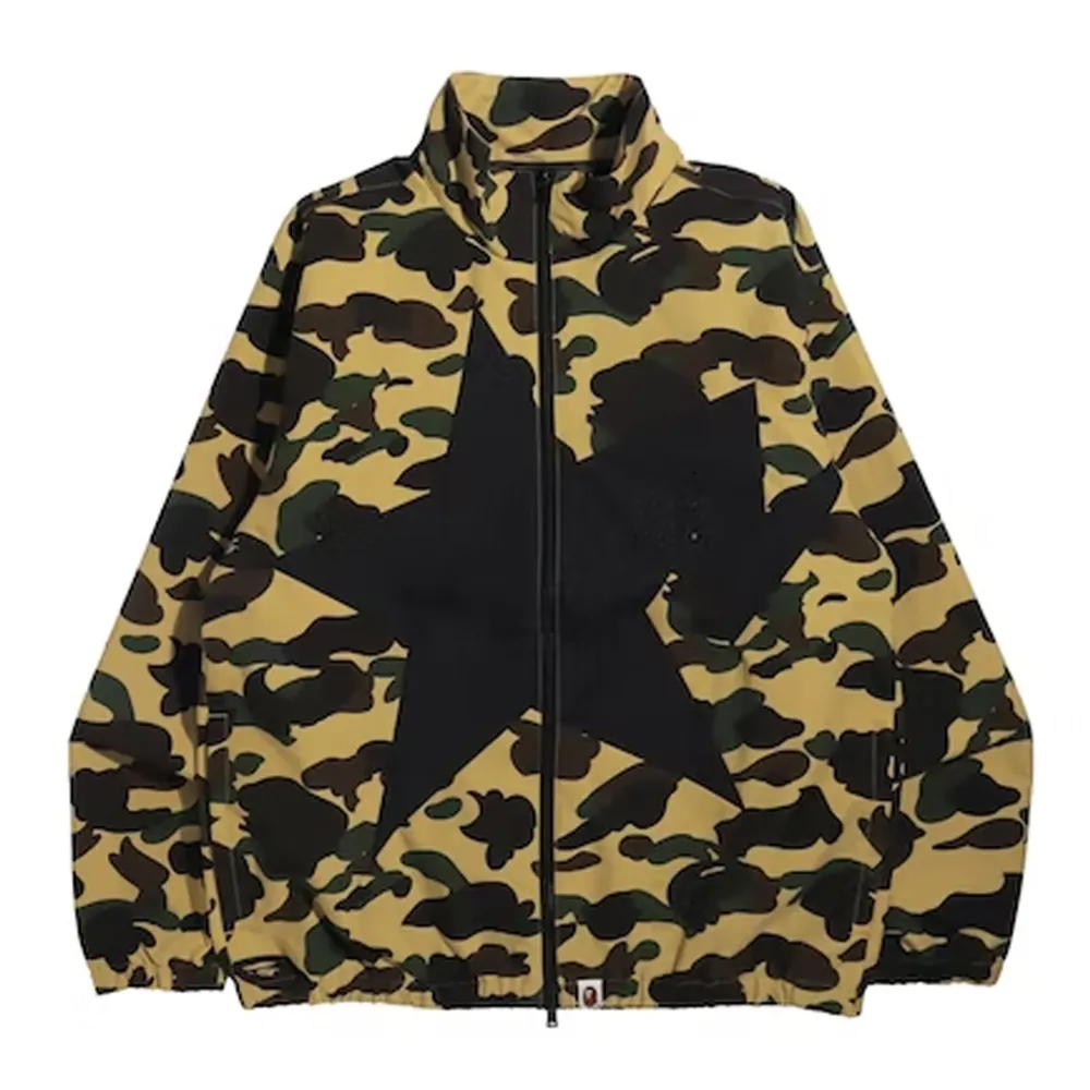 Bape 1st Camo Track Jacket Yellow|Plus Online