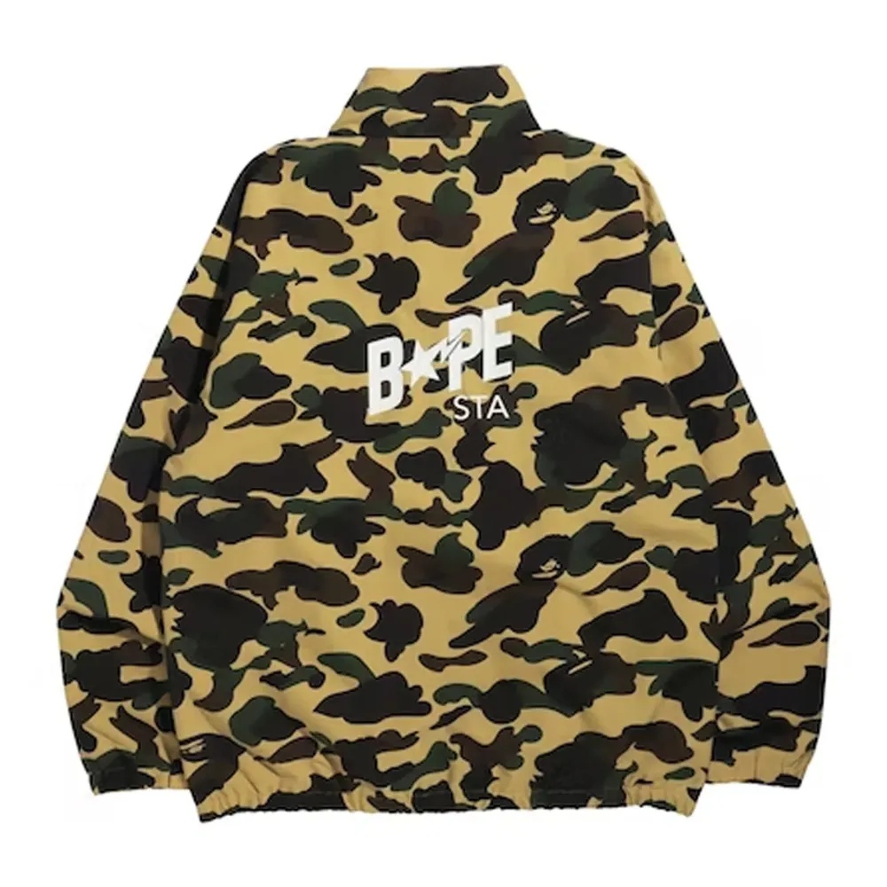 Bape 1st Camo Track Jacket Yellow|Plus Online