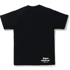 Bape Sta Camo WGM Ape Head Tee Black/Multi|Plus Online