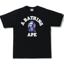 Bape Storm College Tee Black/Purple|Plus Outlet