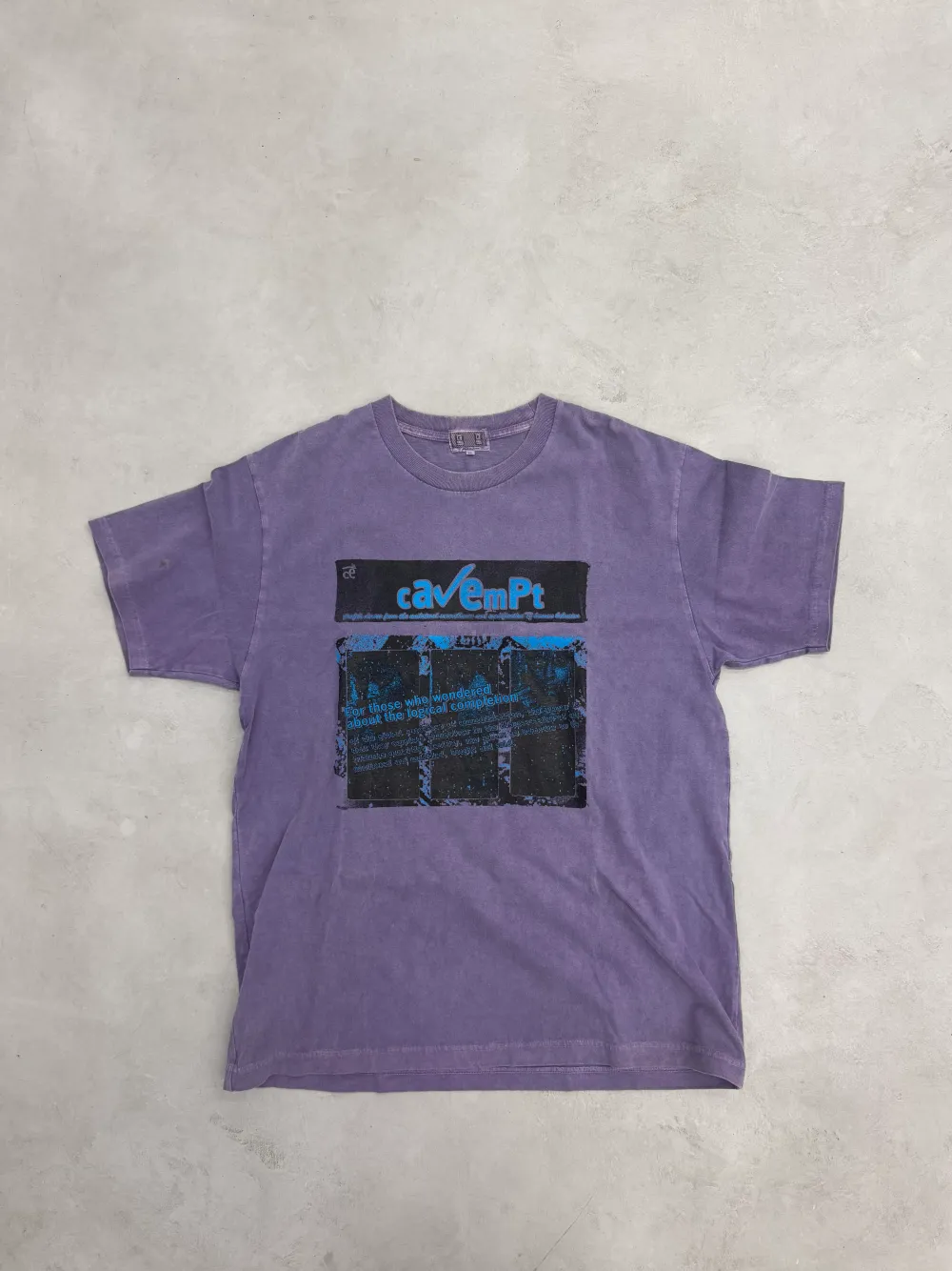 Cavempt Tee Purple (Used)|PlusB Hot