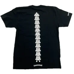 Chrome Hearts Cemetery Cross Tire Tracks T-Shirt Black ||Plus Fashion
