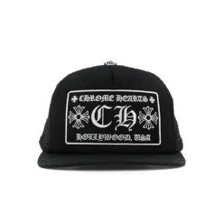 Chrome Hearts CH Hollywood Trucker Hat ||Plus New
