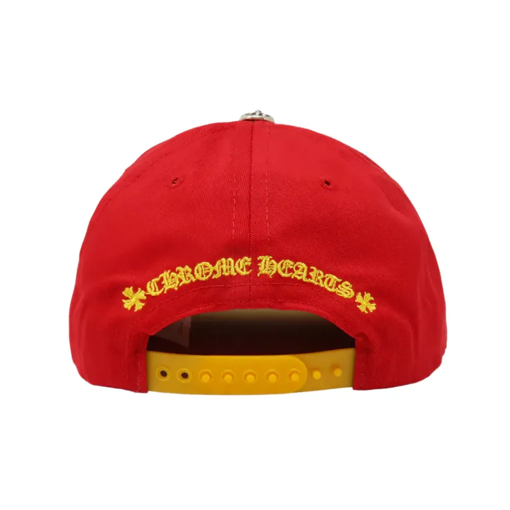 Chrome Hearts CH Silver Button Hat Red/Yellow ||Plus Outlet