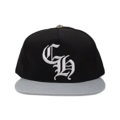 Chrome Hearts CH Silver Button Hat Black/Grey ||Plus New