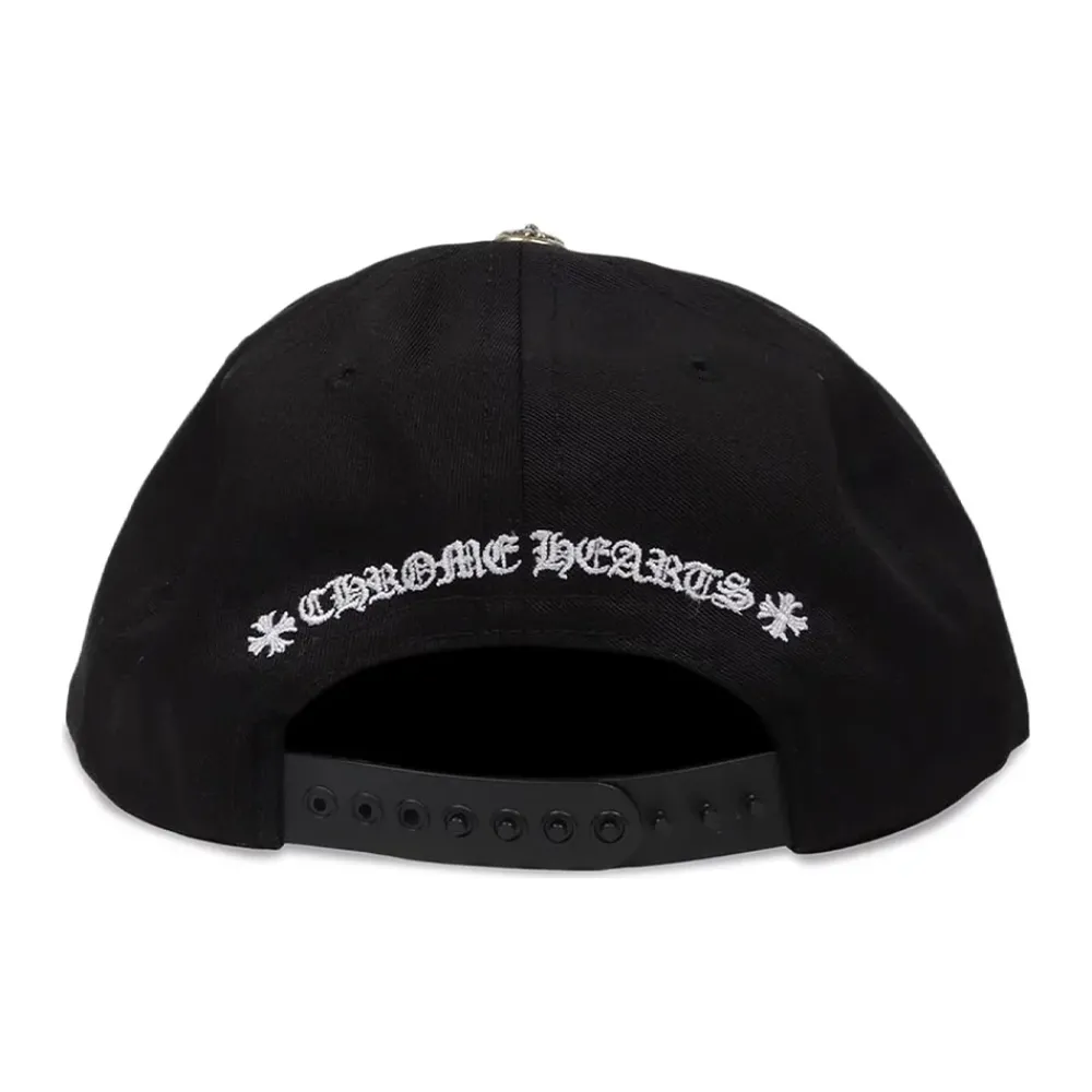 Chrome Hearts CH Silver Button Hat Black/Grey ||Plus New
