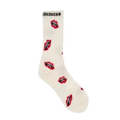 Chrome Hearts Chomper Socks White ||Plus New