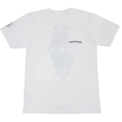 Chrome Hearts Floral Cross Tee White ||Plus Outlet