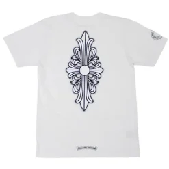 Chrome Hearts Floral Cross Tee White ||Plus Outlet
