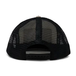 Chrome Hearts Hollywood Patch Trucker Cap Black/White ||Plus Discount
