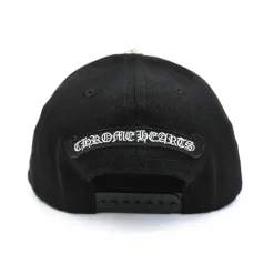 Chrome Hearts Horseshoe Denim Baseball Hat Black ||Plus Online
