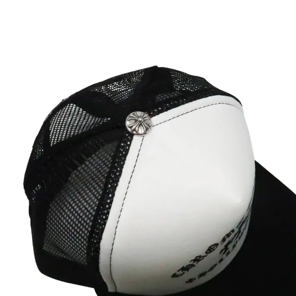 Chrome Hearts King Taco Trucker Hat Black/White ||Plus Outlet