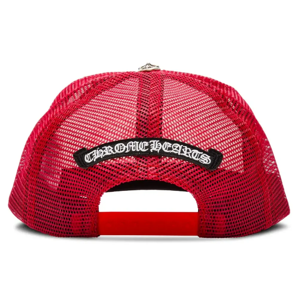 Chrome Hearts King Taco Trucker Hat Red/White ||Plus Best