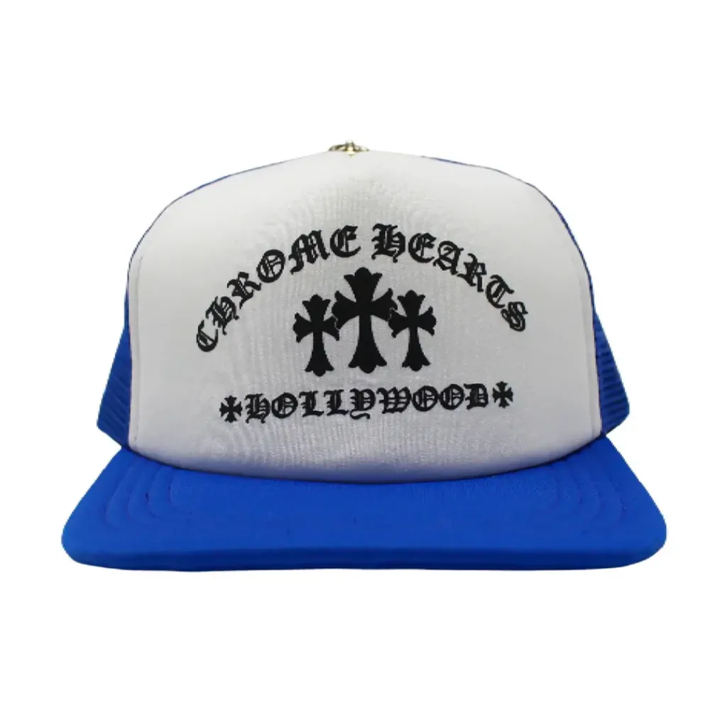 Chrome Hearts King Taco Trucker Hat Blue/White ||Plus Clearance