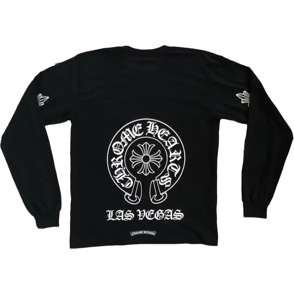 Chrome Hearts Las Vegas Exclusive L/S T-Shirt Black ||Plus Online