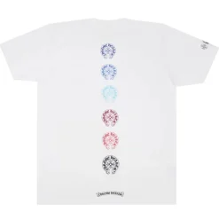 Chrome Hearts Multi Color Horseshoe Logo Tee White ||Plus Sale