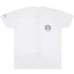 Chrome Hearts Multi Color Horseshoe Logo Tee White ||Plus Sale