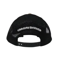 Chrome Hearts Multi Color Cross Cemetery Trucker Hat Black|Plus New