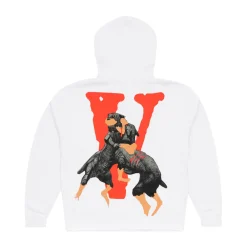 City Morgue x Vlone Dogs Hoodie White | PLUS|Plus2 Clearance