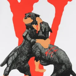 City Morgue x Vlone Dogs Hoodie White | PLUS|Plus2 Clearance