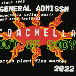 CPFM x Coachella Tee Weekend 1 T-Shirt Black/Red | PLUS|Plus2 Outlet