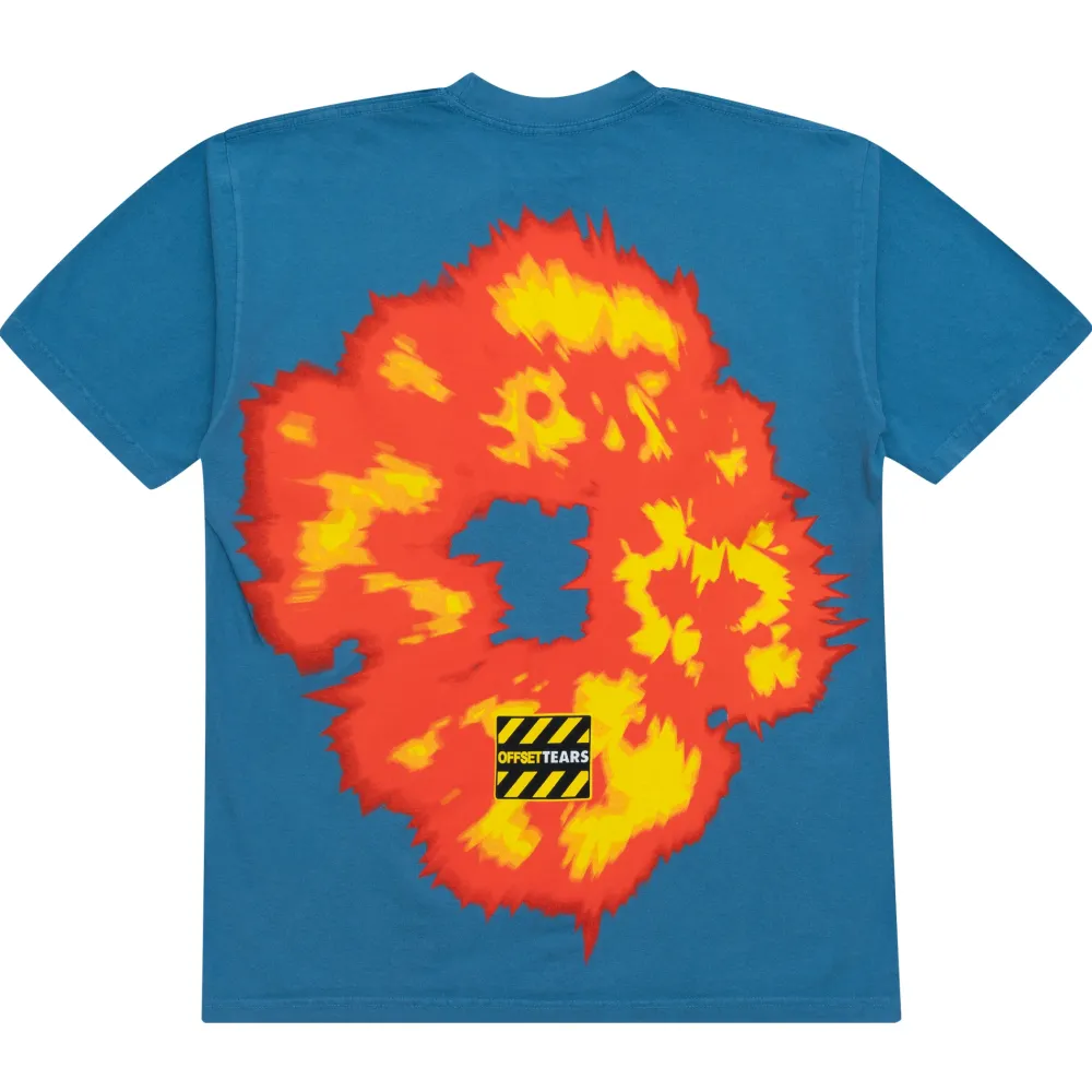 Denim Tears x Offset Set It Off #1 T-Shirt Blue ||Plus Online