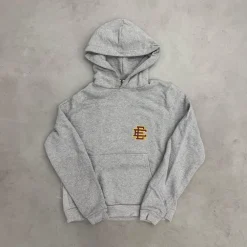 Eric Emanuel EE Basic Hoodie (SS23) Heather Grey/Purple/Yellow (Used)|PlusB Best