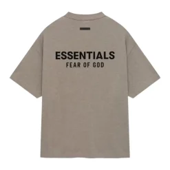Essentials SS25 Dark Heather Gray Jersey Crewneck Tee ||Plus Online