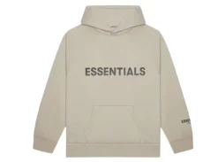 Fear of God Essentials Pullover Hoodie Applique Logo String ||Plus Clearance